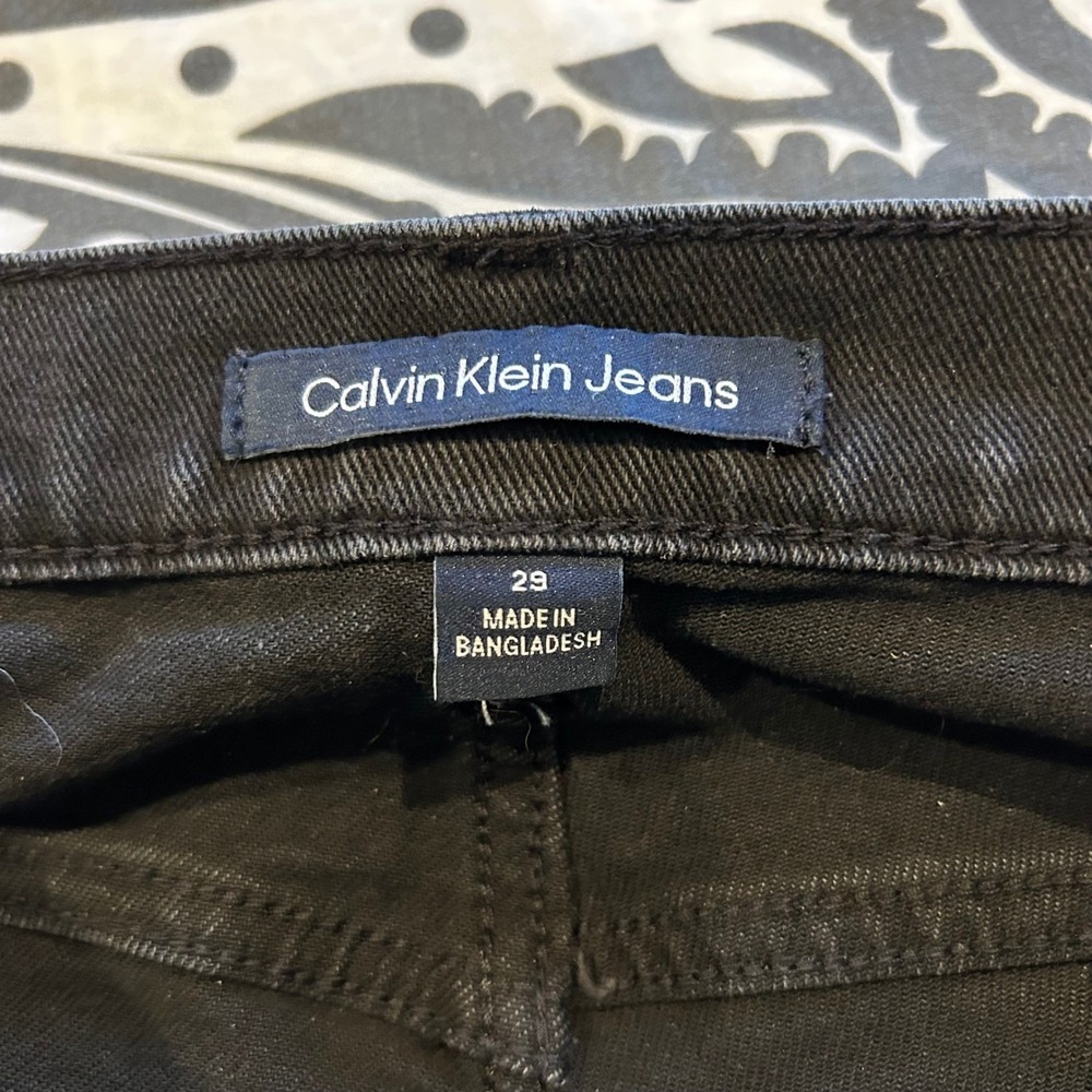 Calvin Klein Jeans High Rise Skinny‎ Black Denim Women's Jeans Size 29 - Picture 4 of 11
